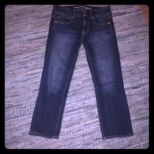 American eagle dark rinse Capri